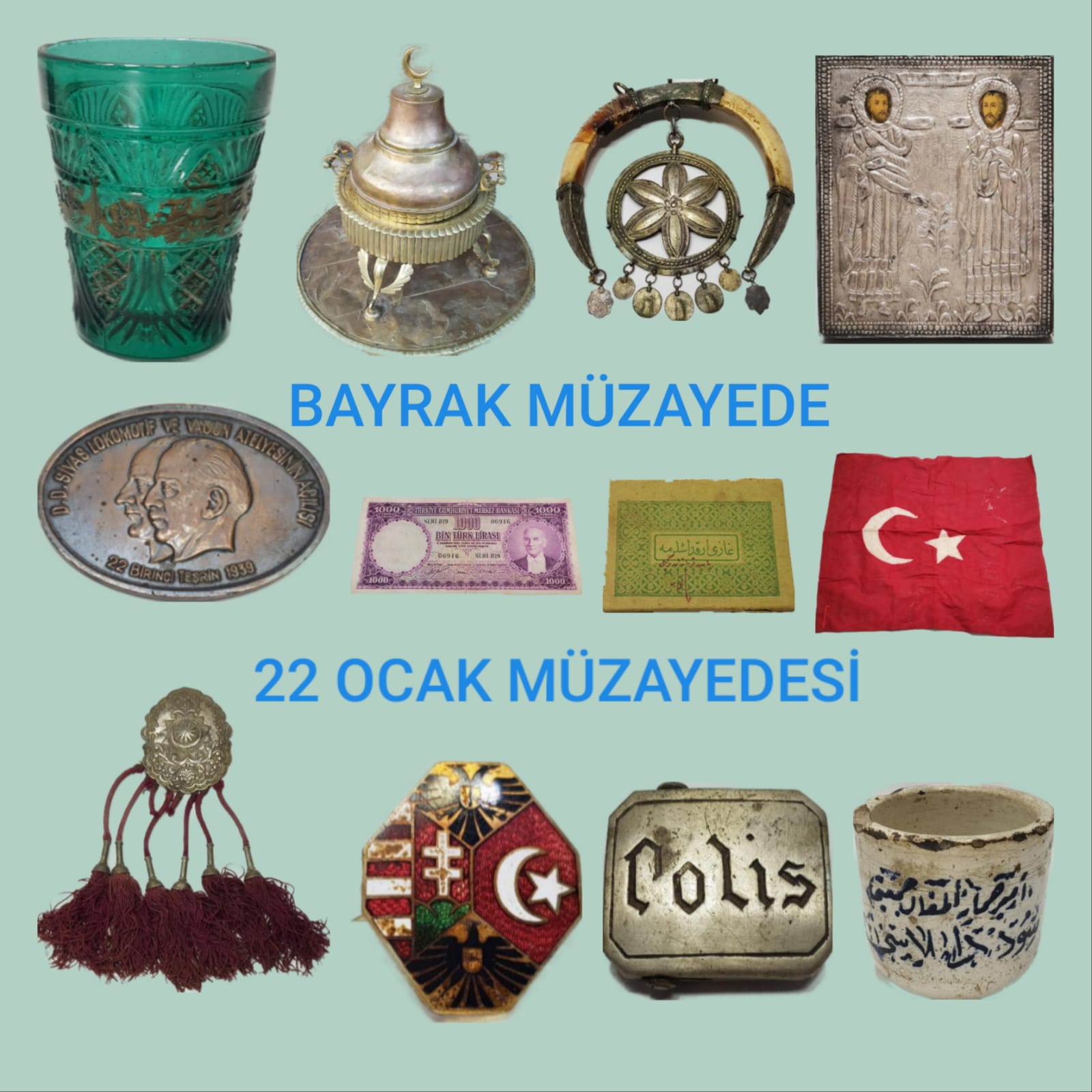 22 OCAK MÜZAYEDESİ - Bayrak Müzayede