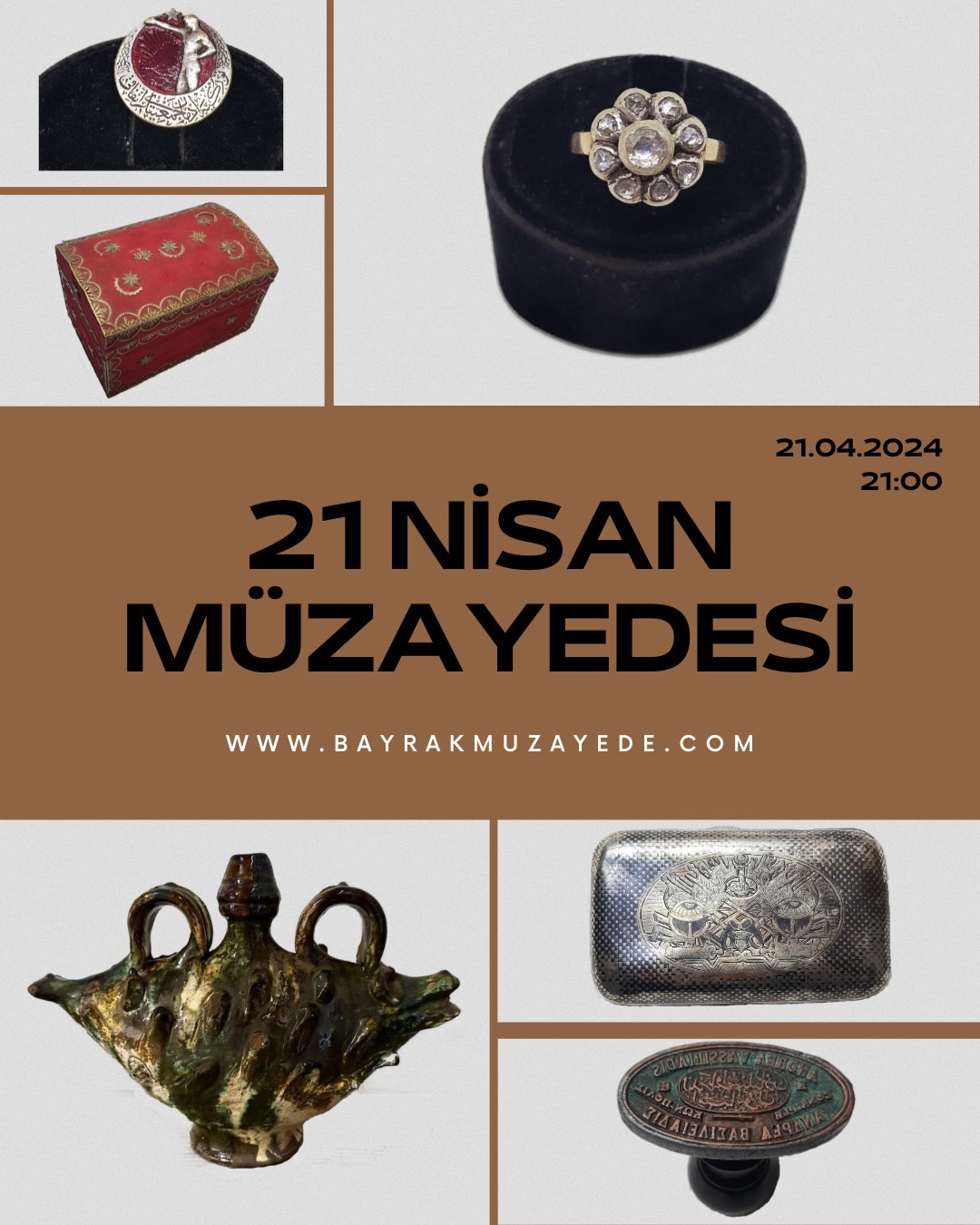 21 NİSAN MÜZAYEDESİ - Bayrak Müzayede